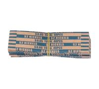 Wrapper Coin Anti Breaking Preformata per moneta per moneta manuale di riempimento automatico Cointer Machines per un'efficace conservazione delle monete ($ 0,05)