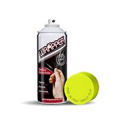 Bomboletta vernice spray a pellicola removibile WRAPPER Auto Moto Giallo Fluo Op