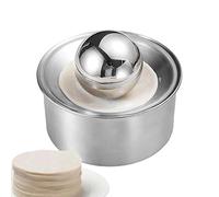 Wrapper Produttore - 3,94 pollici Manual Dough Former,Kitchen Press Tool | Stampo per pasta in acciaio 410 da 125 g per impacchi precisi per la preparazione di per ravioli