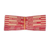 Wrapper wrapper per moneta preformato wrapper wrapper coin paper tubo di carta per ripieno manuale automatico con banco delle monete da 300 pezzi 300pcs Organizzatore di ($ 0,01)
