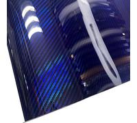 Wrapping Pellicola Adesivi in fibra di carbonio blu arcobaleno lucido for pellicola for auto, vinile adesivo for auto, for avvolgere l'esterno della motocicletta Pellicola Wrapping(Blue,50CM X 152CM