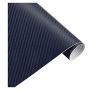 Wrapping Pellicola, Pellicola Auto Wrapping Fibra 30x127cm carbonio 3D della pellicola del vinile Adesivi auto impermeabile Car Styling Wrap Vehicle Manutenzione Accessori moto(Blue,50x600cm)