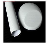 Wrapping Pellicola, Pellicola Auto Wrapping Fibra 500mmx2000mm carbonio 3D della pellicola del vinile dell'autoadesivo dell'automobile impermeabile Car Styling Wrap Vehicle(3D white)