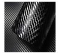 Wrapping Pellicola, Pellicola Auto Wrapping Fibra 500mmx2000mm carbonio 3D della pellicola del vinile dell'autoadesivo dell'automobile impermeabile Car Styling Wrap Vehicle(4D black)