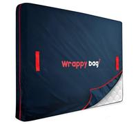 WRAPPYBAG - Copertura Protettiva Impermeabile in Poliestere Oxford per Materasso - Borsa di Stoccaggio con 4 Maniglie per il Trasporto - Ideale per Traslochi, Conservazione e Trasporto - 180 x 200 cm