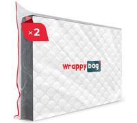 WRAPPYBAG - Custodia in Plastica per Materassi - 5 Misure Disponibili - Sacca Protettiva Impermeabile e Resistente agli Strappi - Per Traslochi, Conservazione e Trasporto (140x200cm) - set di 2
