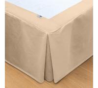 Wrappybag Mantovana Giroletto Matrimoniale 140 x 200 - Discesa Lunga fino a Terra - Rinnova e Protegge il Letto Contenitore - Colore Beige - 6 Misure Disponibili