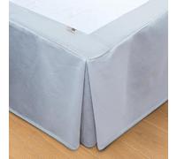 Wrappybag Mantovana Giroletto Matrimoniale 90 x 190 - Discesa Lunga fino a Terra - Rinnova e Protegge il Letto Contenitore - Colore Grigio - 6 Misure Disponibili