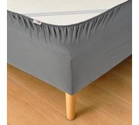 Wrappybag Vestiletto Alla francese 140 x 200 con Elastici - Rinnova e Modernizza il Tuo Vecchio Giroletto - Copertura Giroletto Colore Grigio - 6 Misure Disponibili