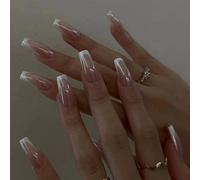 Wraps 24pcs French Nails Tip Long Lasting Nails Art Decortion per donne eleganti