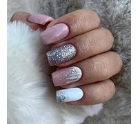 Wraps 24pcs French Nails Tip Long Lasting Nails Art Decortion per donne eleganti