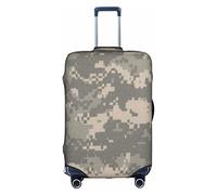 Wratle Copertura protettiva elastica per valigie, adatta per bagagli da 45,7 a 76,7 cm, mimetica digitale militare, Esercito mimetico digitale, XL