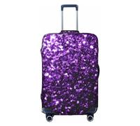 Wratle Copertura protettiva elastica per valigie, adatta per Labrador Retriever da 45,7 a 76,7 cm, Bellissimo glitter viola, XL