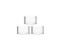 WratryParts 3pcs Replacement Straight Fat Bubble Glass Tube Tank For Berserker BSKR MTL RTA Tank (2ML Version)