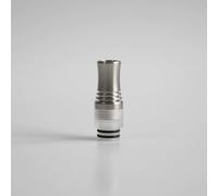WratryParts 510 Tips 9 Holes Long Drip Tip Prevent Eliquid Mouthpieces For 510 Thread RTA RDA Subohm Tank (Silver-Clear)