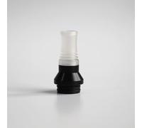 WratryParts 810 Tips 9 Holes Long Drip Tip Prevent Eliquid Mouthpieces For RTA RDA Subohm Tank (Black Clear)