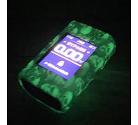 WratryParts Silicone Case Compatible with Geekvape Aegis T200 Mod Kit | Protective, Durable Skin, Sleeve, Cover, Wrap, Gel, Case, shield (Skull Black)