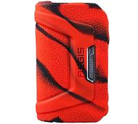WratryParts Silicone Case Compatible with Geekvape L200 Legend 2 18650 Mod Kit | Protective, Durable Skin, Sleeve, Cover, Wrap, Gel, Case, shield (Black Red)