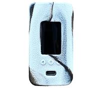 WratryParts Silicone Case Compatible with Vaporesso GEN 200 Mod Kit | Protective, Durable Skin, Sleeve, Cover, Wrap, Gel, Case, shield (Black White)