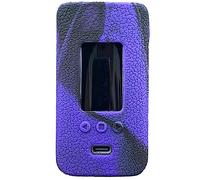 WratryParts Silicone Case Compatible with Vaporesso GEN 200 Mod Kit | Protective, Durable Skin, Sleeve, Cover, Wrap, Gel, Case, shield (Black Purple)