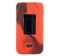 WratryParts Silicone Case Compatible with Vaporesso GEN 200 Mod Kit | Protective, Durable Skin, Sleeve, Cover, Wrap, Gel, Case, shield (Black Red)