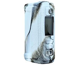 WratryParts Silicone Case Compatible with Voopoo Argus GT 2 Kit | Protective, Durable Skin, Sleeve, Cover, Wrap, Gel, Case, shield (Black White)