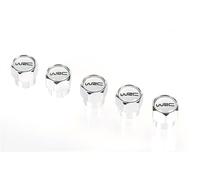 5 Tappi Per Valvola Wrc Colore Bianco