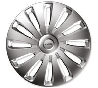 WRC 4 Copricerchi Grigio Metallizzato per ruote da 14 Pollici