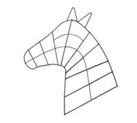 Wreath Frames - Wreath Making Kit | Metal Wreath Form | Holiday Decoration Making Kit, Horse Head Shaped Metal Wreath Form, Autumn Wreath Accessories Holiday Decoration Making Kit