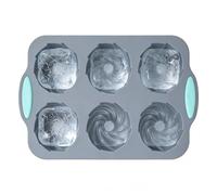 Wreath Ice Mold - Non stick Easy Release Silicone Christmas Wreath Ice Tray for Home Bar, Kitchen, Whiskey, Cocktail, Beverage, Drinks, Coffee, Holiday Parties, Entertaining