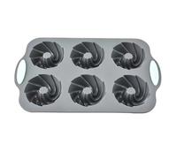 Wreath Ice Mold, Silicone Wreath Ice Cube, Round Holiday Wreaths Jello Puding Cake Pan, for Cubes, Cakes (#B,1PCS)