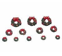 Wreaths with Red Bow - 34957