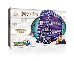 Wrebbit 3D | Harry Potter Mini Autobus Dei Cavalieri | Puzzle 3D Da 130 Pezzi