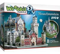 WREBBIT puzzle 3D Castello di Neuschwanstein - 890 pezzi