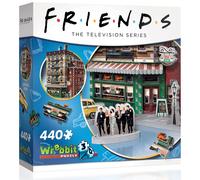 Wrebbit 3d Friends Central Perk Puzzle Marrone