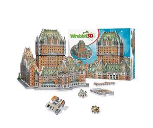 Wrebbit3D Château Frontenac Puzzle 3D | 865 Pezzi del Puzzle | Collezione Castelli e Cattedrali