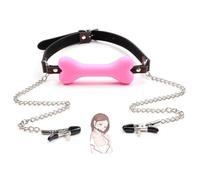 WreGmgg ̣ σ Collana in Osso Glamour Ed Elegante Rosa Per Ravvivare Il Tuo Look Alla Moda!