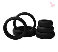 WreGmgg ̣ σ Set di Cerchi in Gomma Nera, divertiti e Crea!