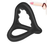 WreGmgg Anello A Y Sportivo Nero - Design Minimalista, Silicone Leggero Ed Ergonomico -Z