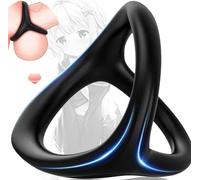 WreGmgg Anello di Raduno, Anello di Allenamento Elastico a Triangolo Nero, Anello di Resistenza, Design Semplice, qualità Eccellente, Leggero e Portatile, Design alla Moda-Z