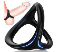WreGmgg Anello Di Tensione in Silicone Nero Multifunzionale A Forma Di Y, Anello Antistress Toy-H