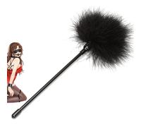 WreGmgg Bacchetta Multifunzionale In Piume Leggere Di Colore Nero -Z