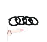 WreGmgg Bracciale in Silicone Nero A 4 Punti, Pilates, Yoga per Fitness Yoga - H24