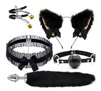 WreGmgg Casual Black Fox 5 Piece Set Gift Clothing Fatto a Mano C0splay Clothing