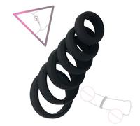 WreGmgg-Cerchio in Silicone Nero, Momenti Piacevoli-T4