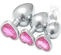 WreGmgg Ciondolo in Acciaio Inossidabile con Gemma Rosa, Robusto e Durevole, Design alla Moda, ampiamente applicabile, Struttura Solida-Z