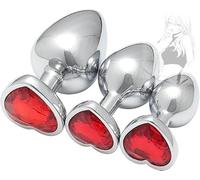 WreGmgg Ciondolo Multifunzionale in Acciaio Inox con Pietra Preziosa Rossa, Design Robusto Ed Elegante, Applicazione Versatile, Struttura Robusta -Z