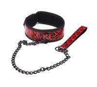 WreGmgg Collare Di Trazione in Pelle Red Diamond, Regalo Per Le Vacanze.-H