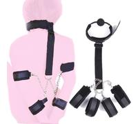 WreGmgg Corda di Nylon Nera Multiuso, Materiale di Nylon Confortevole E Morbido, Strumento di Fitness-H
