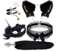 WreGmgg Cute Fox Dress, Abito Nero Simpatico e Divertente, Completamente Funzionale, Design Portatile, qualità Eccellente e Design alla Moda-Z